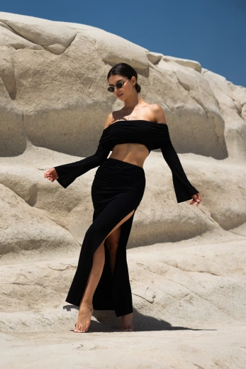 TOP ST.TROPEZ BLACK