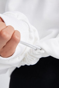 RIZO OVERSIZED SWEATSHIRT ECRU