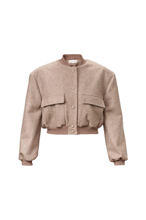 BOMBER JACKET CHOCOLATE