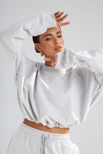 BLUZA RIZO OVERSIZE MELANŻ